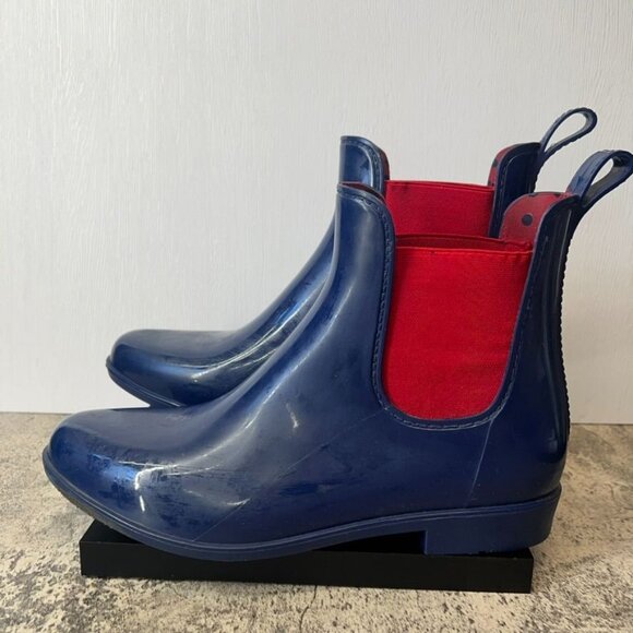 Lauren Ralph Lauren Tally Navy Ankle Rainboots Women's size 11 - Picture 1 of 10
